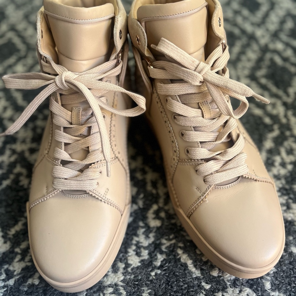 Tan shoes